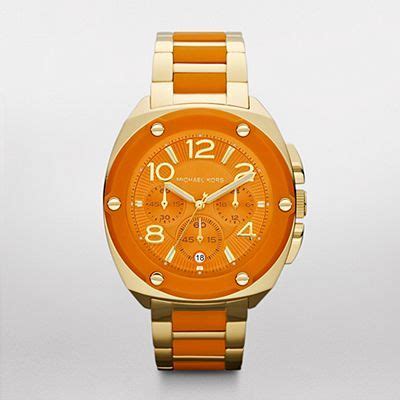 michael kors orange silicone watch|Michael Kors women watches clearance.